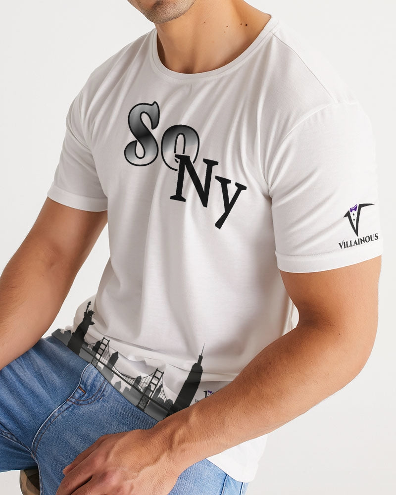 SoNy Silver & Black Logo Tee