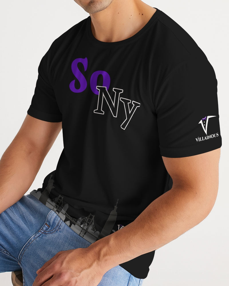 SoNy Purple & Black Logo Tee