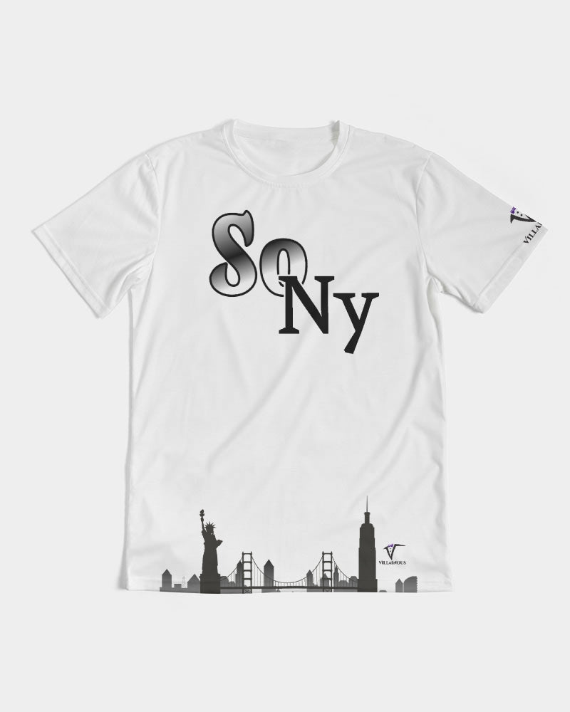 SoNy Silver & Black Logo Tee